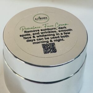 Porcelain whitening face cream