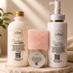 Porcelain cream set